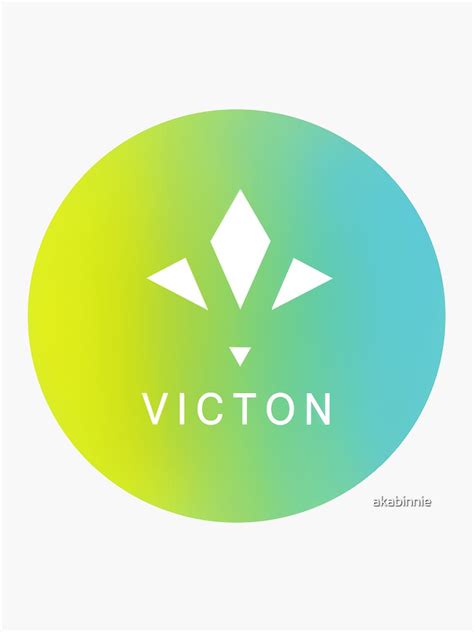 Victon Logo Sticker By Akabinnie Redbubble