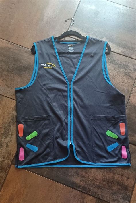 Proud Walmart Associate Employee Vest Recycled Uniform Unisex Size L Ebay