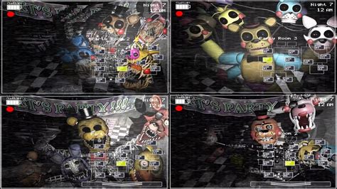 Some Types Of The Boa Animatronics In Fnaf 2 Fnaf 2 Mods Youtube