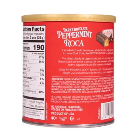 Brown And Haley® Holiday Roca® Gluten Free Dark Chocolate Peppermint