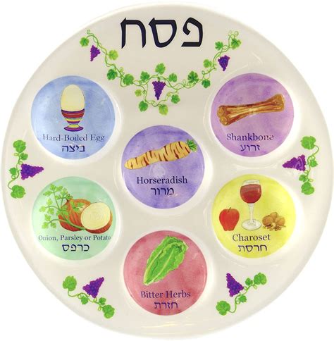 Disposable Plastic Passover Seder Plate For Passover Pack Of 1 True