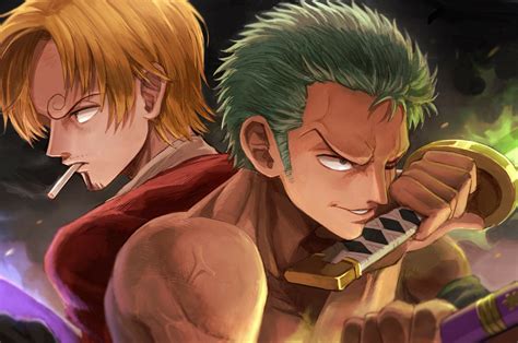 2560x1700 Resolution Sanji X Roronoa Zoro Hd One Piece Chromebook Pixel