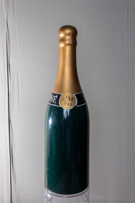 Vintage French Oversized Champagne Massé Bottle Prop At 1stdibs Champagne Massé Oversized