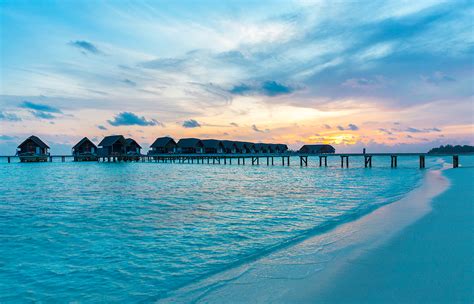 X Maldives Resorts Huts Over Water X Resolution Hd K