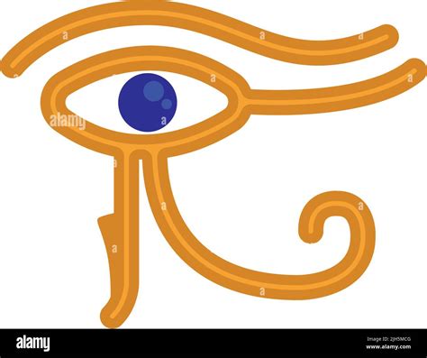 Egyptian Culture Horus Eye Icon Stock Vector Image And Art Alamy