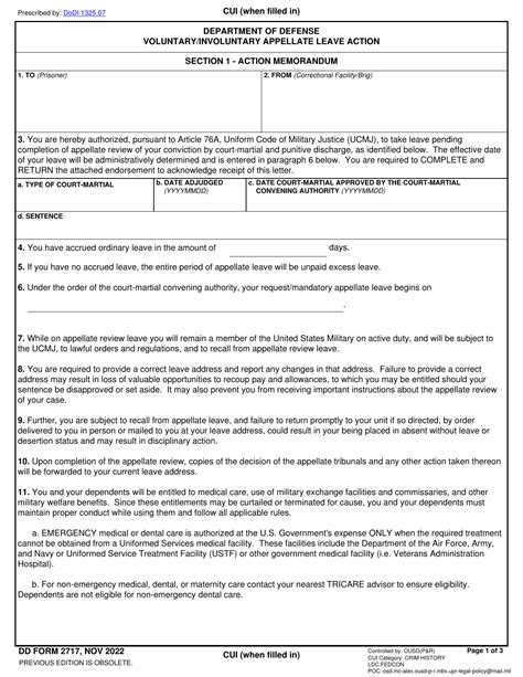 Dd Form 2717 Download Fillable Pdf Or Fill Online Department Of Defense
