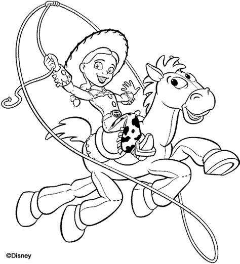 Maybe you would like to learn more about one of these? Coloring Jessie of Toy Story picture