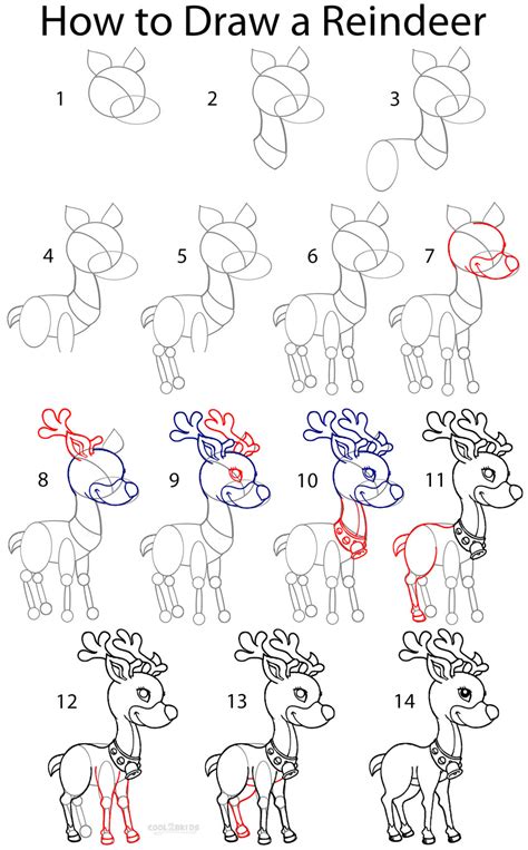 You have probably noticed that people in my initial sketches tend to look a little prehistoric. How to Draw a Reindeer (Step by Step Pictures) | Cool2bKids