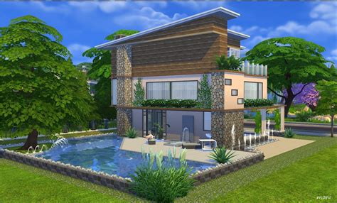 My Sims 4 Blog Modern House No 1 By Moni