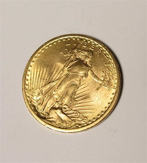 1908 St Gaudens Us 20 Dollar Gold Coin