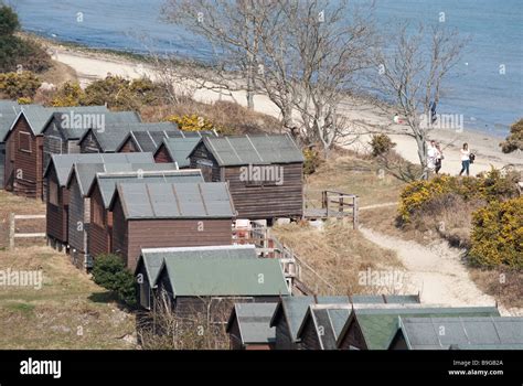 Beach Huts At Studland Bay Dorset Stock Photo Alamy