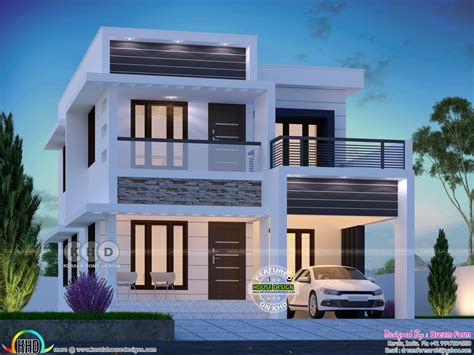 Small But Beautiful Double Storied Home 1701 Sq Ft Kerala Home Design