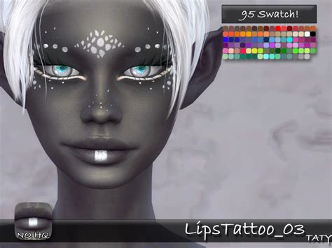 Lipstattoo 03 By Tatygagg From Tsr • Sims 4 Downloads
