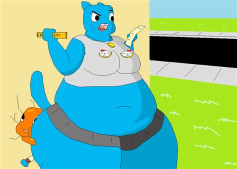 Gumball Nicole Really Fat By Dev Catscratch On Deviantart. 