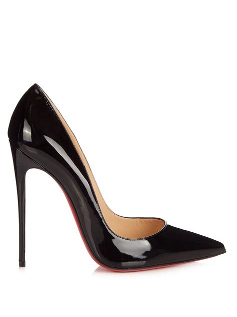 Christian Louboutin So Kate Mm Patent Leather Pumps In Black Lyst