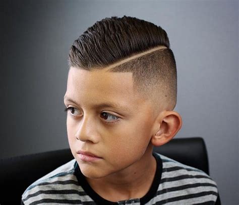 This side part style just cleans up. 10 Fade Haircuts That'll Make Your Little Boy Look Cool ...