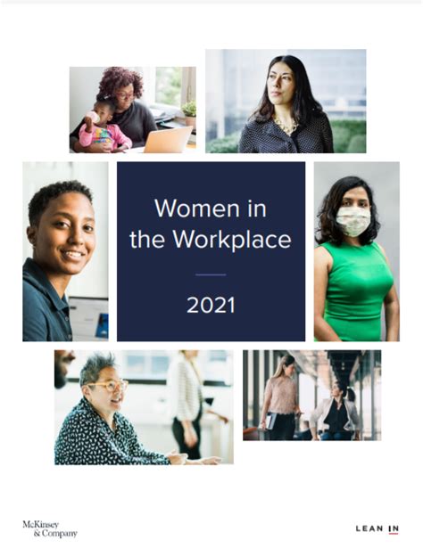 Mckinsey And Lean In Release Women In The Workplace 2021 Report British