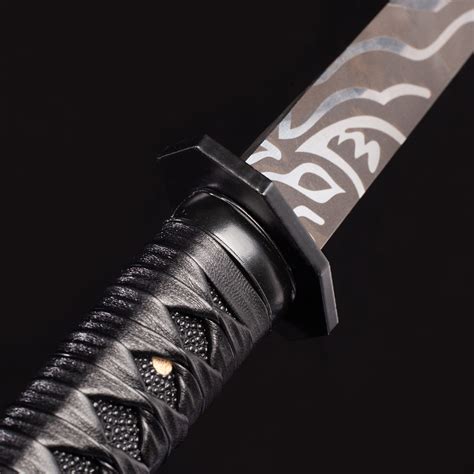 Handmade High Manganese Steel Straight Blade Japanese Ninjato Ninja