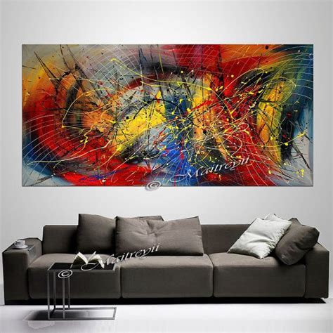 Original Painting Extra Large Abstract Paintings Red Abstract Art Sale