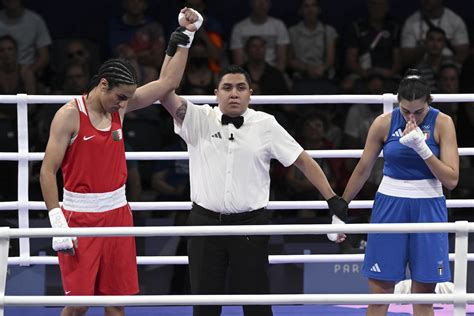 Imane Khelif Esulta Per La Vittoria Contro Angela Carini Ora Punto