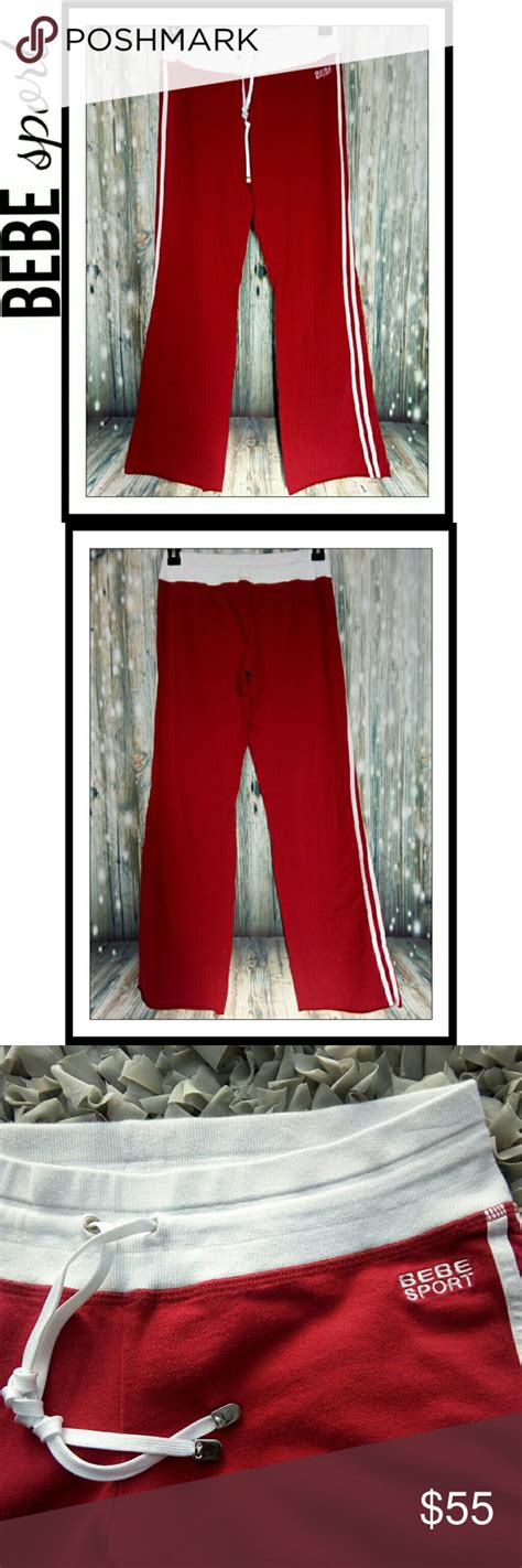 Bebe Sport Stripe Athletic Pants Athletic Pants Bebe Clothes Design