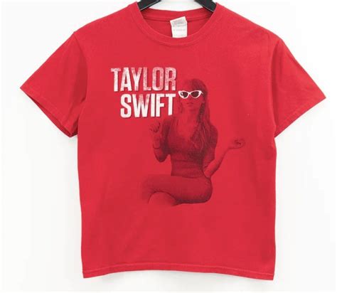 100 Official Taylor Swift Red Tour T Shirt Mens Fashion Tops And Sets