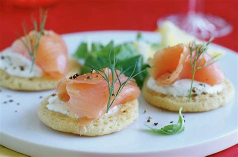 Watch the video to get more party. Smoked salmon blinis recipe - goodtoknow