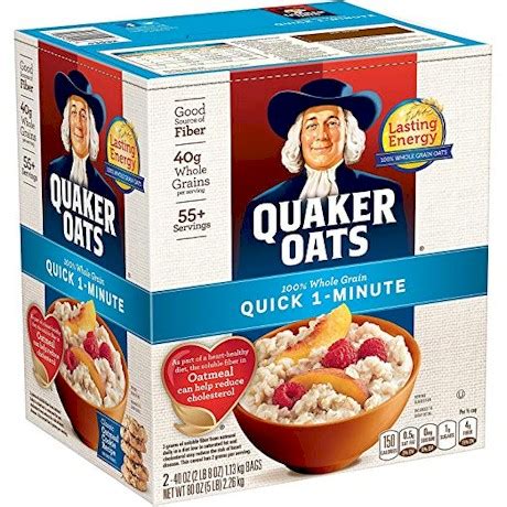 A piping hot bowl of quaker oats is one of nature's most perfect energy sources. 33 Quaker Oats Oatmeal Nutrition Label - Labels Database 2020