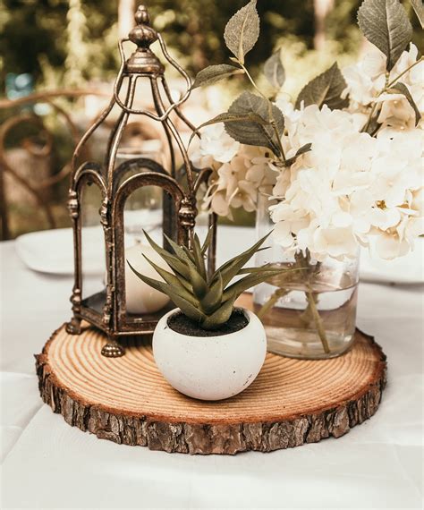 Rustic Wood Slices Brand Centerpiece Wood Slice Centerpiece Etsy Rustic Wedding Centerpieces