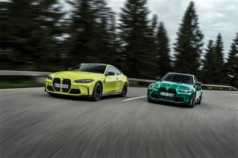 2021 Bmw M4 Chasing 2021 M3 In European Port Looks Like Video Game