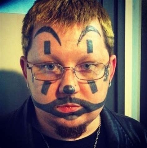 53 Wtf Face Tattoos That Are A Sign Your Life Might Have Gone Wrong In