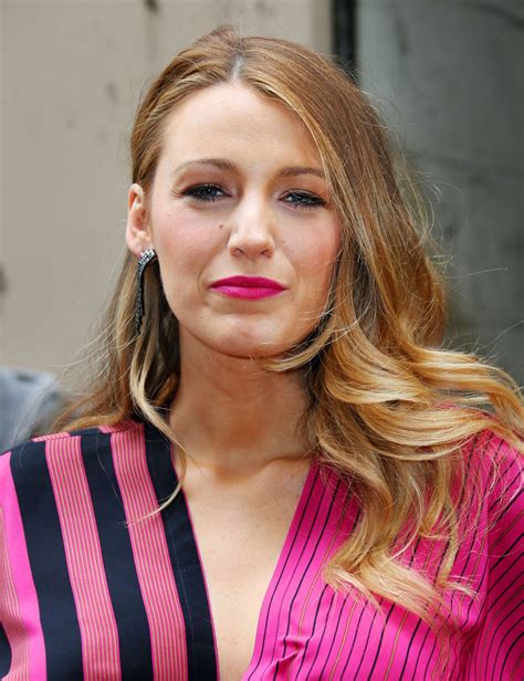BLAKE LIVELY Arrives at Live with Kelly and Michael in New York 04/21 ...