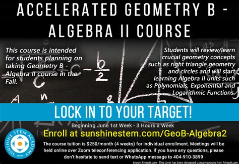 We deliver playful learning experiences for kids in robotics, coding & more. Accelerated Geometry B - Algebra II Course - Sunshine STEM ...