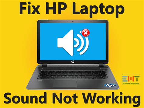 I'm going to tell you how to fix the same using some simple steps. Fix HP Laptop sound not working - e-Methods Technologies