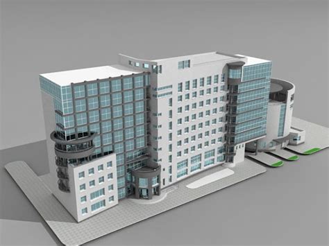 Modern Office Building Design Free 3d Model Max Open3dmodel