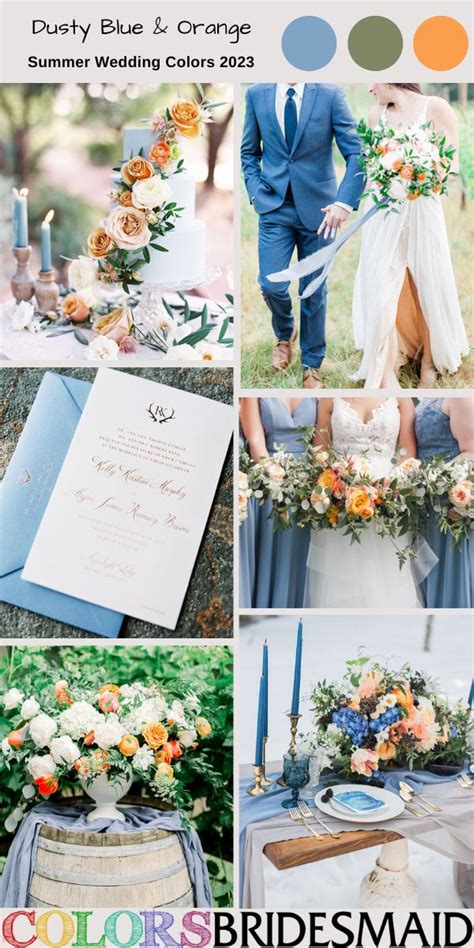 Best 8 Summer Wedding Color Combos for 2023 | Summer wedding colors