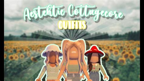 Cute Cottage Core Roblox Outfits Skylar Youtube