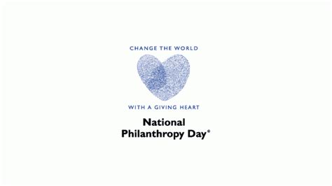 National Philanthropy Day November 15 Learning To Give