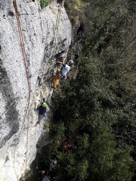 Rock Climbing In Parsifal Nirvana Orso Liguria Region