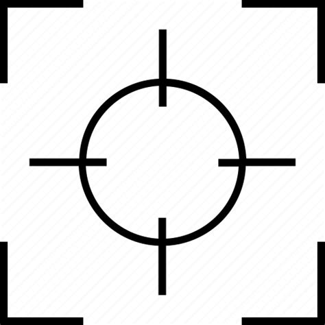 Crosshair Focus Focus Square Focus Tool Selector Icon Download On