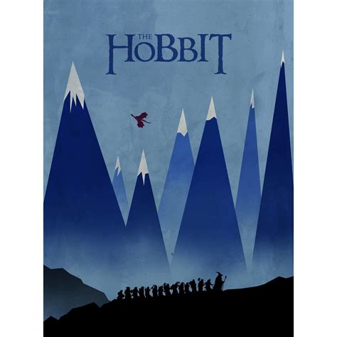The Hobbit Movie Poster Art Poster Prints Vintage Book Cover The