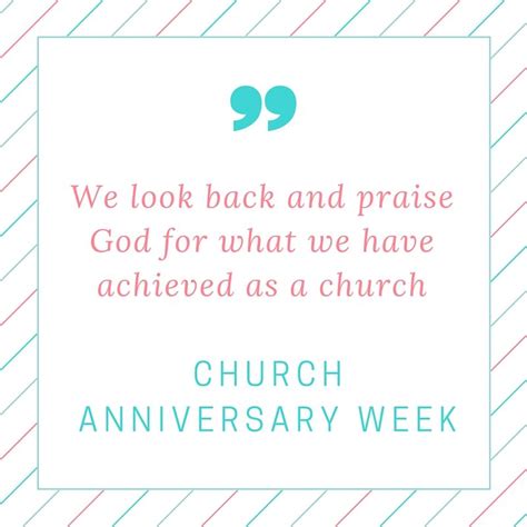 √ Inspirational Church Anniversary Quotes