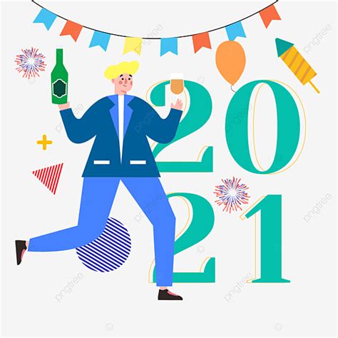 Celebrate New Year Vector Design Images 2021 New Year Celebration