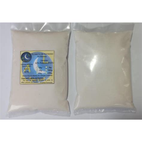 Cloreto De Potássio Branco Pó 1kg Fertilizante Em Promoção Na