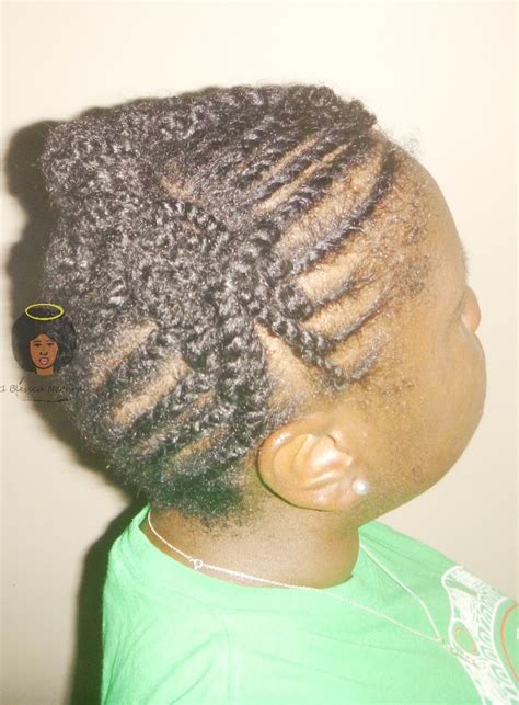 Cornrow And Flat Twist Tuck And Roll Updo