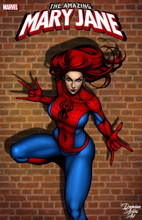 Artstation Mary Jane Cover