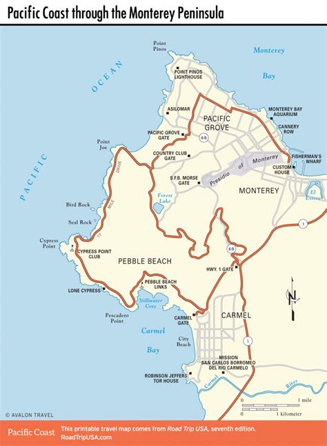 Monterey Bay California Map Printable Maps