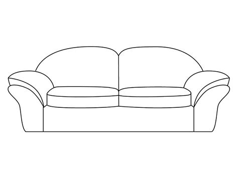 Sofa Coloring Pages To Download And Print For Free