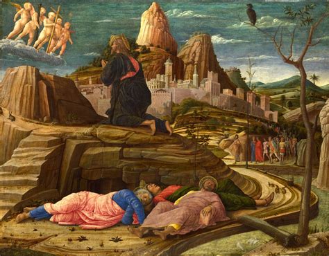 Lomos De Tela Andrea Mantegna La Oración En El Huerto 1458 1460