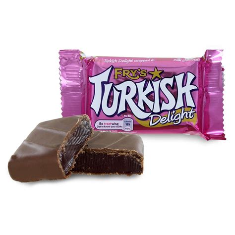 Frys Chocolate Turkish Delight Rose Flavour 179oz 51g Frys Turkish Delight Turkish